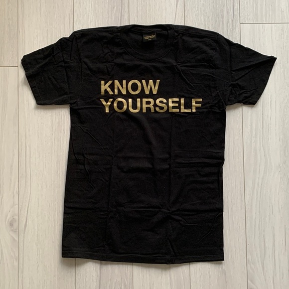 OVO October’s Very Own x Drake “Know Yourself” T-shirt in Black/Gold - Picture 1 of 4